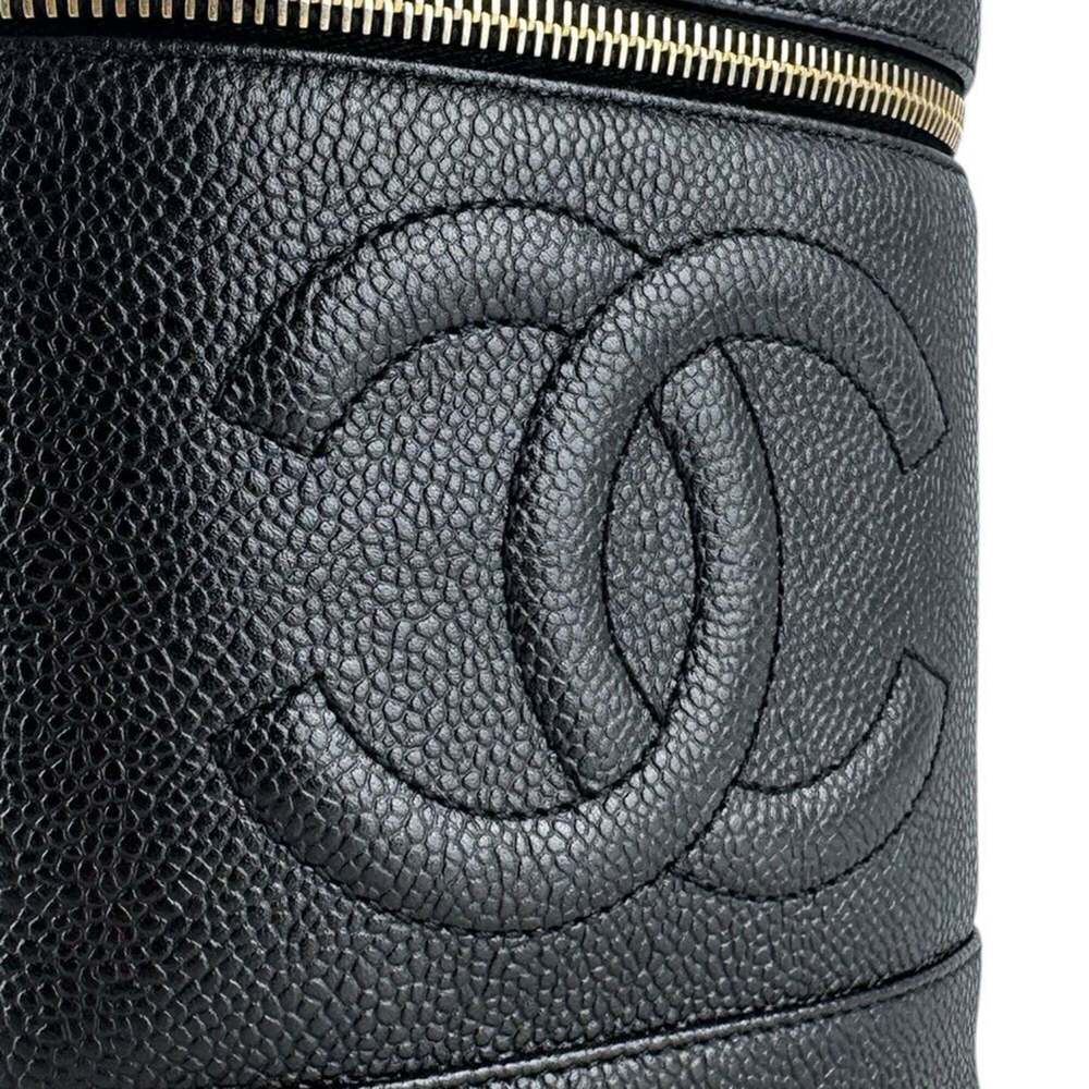 CHANEL Black Caviar Leather Vanity Bag - Picture 12 of 14